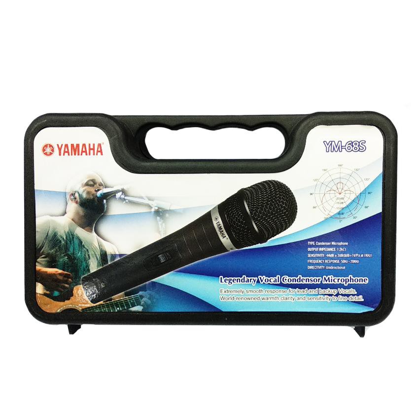 Yamaha Mic Karaoke Kabel YM-68S Microphone Vocal Profesional Suara Mantap