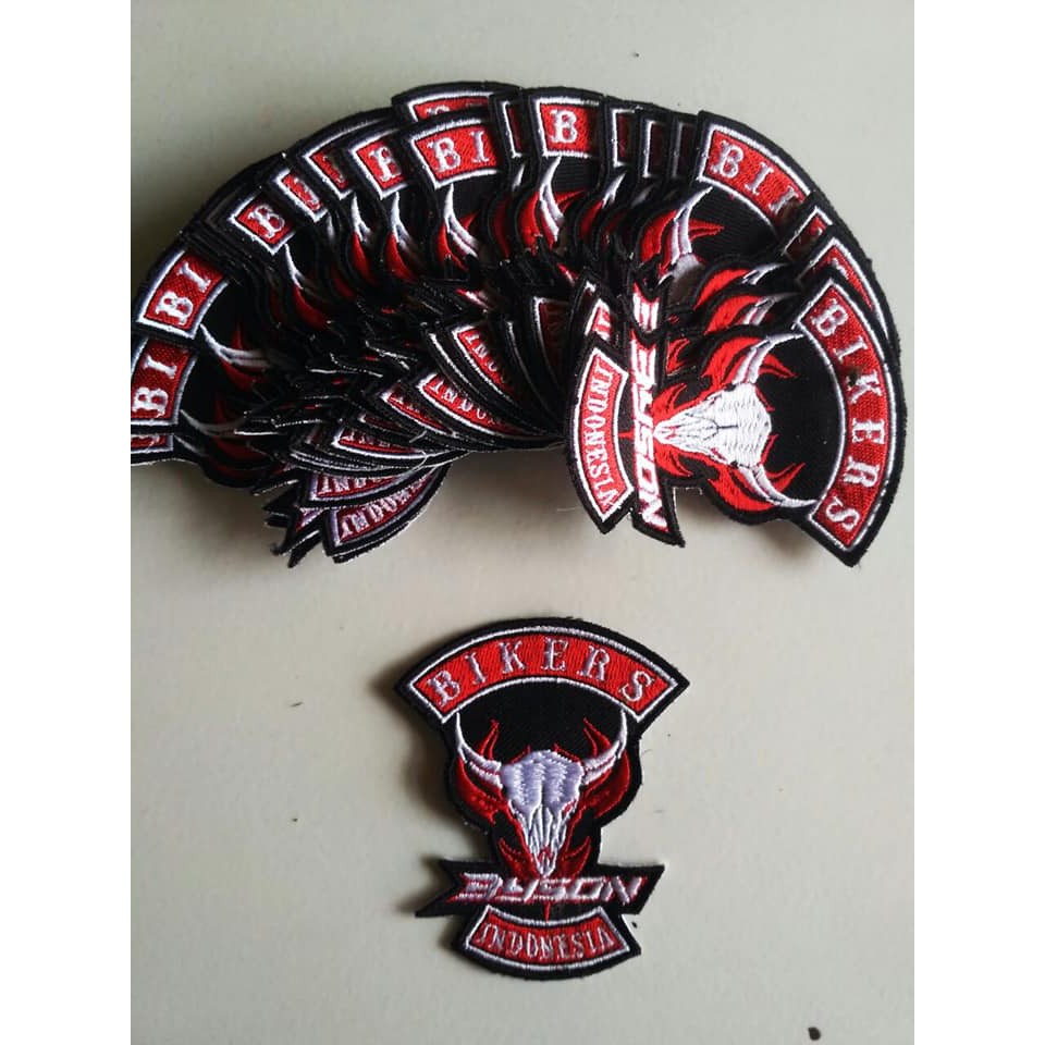 Emblem Dada Byson Emblem Bordir Mini Yamaha Byson BONUS STICKER