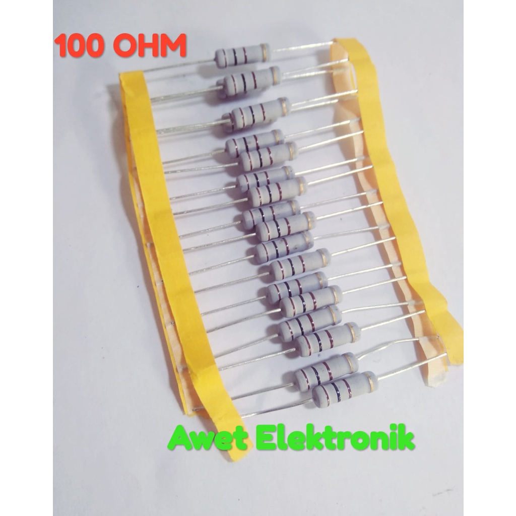 resistor 100 ohm 2 watt resistor 100r resistor 100r 2W