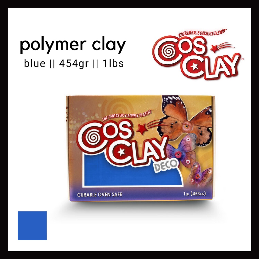 Cosclay colour polymer clay cosclay rainbow koleksi warna cosclay