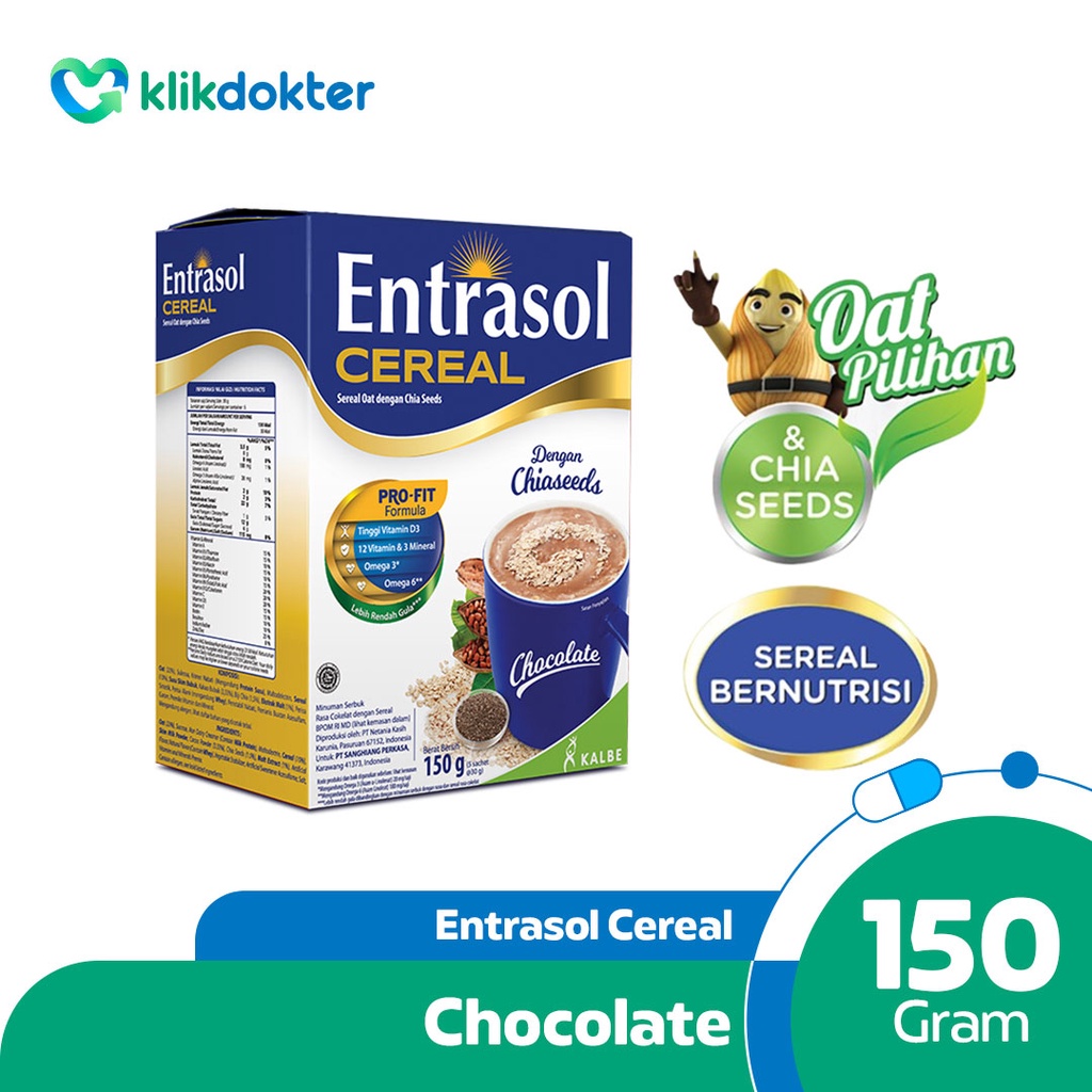 

Entrasol Quick Start Cereal Chocolate 5x30gr