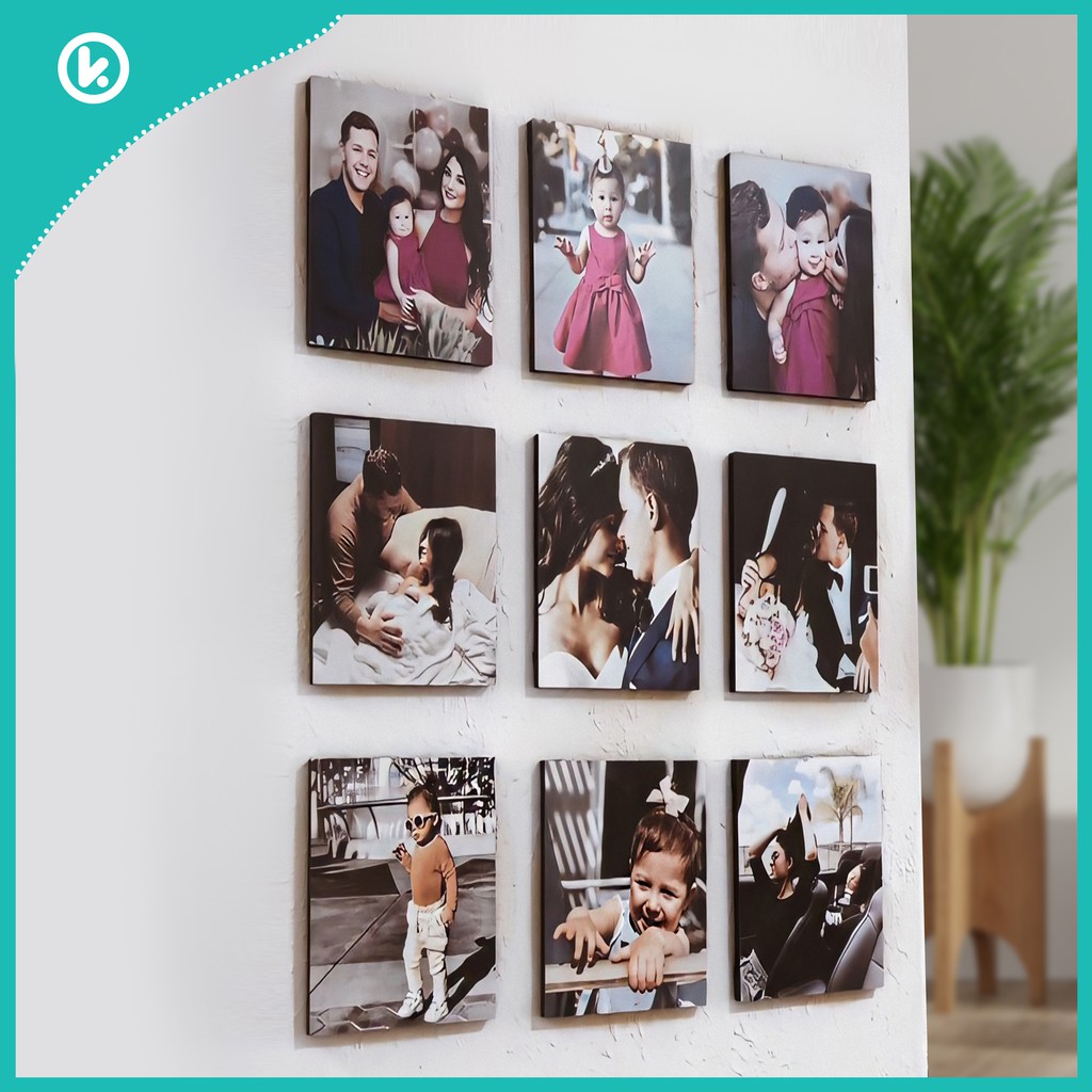 CETAK + BINGKAI FOTO POSTER KAYU CUSTOM - KOLEKSI FOTO MOMENT, KPOP IDOL BTS, EXO, NCT DREAM