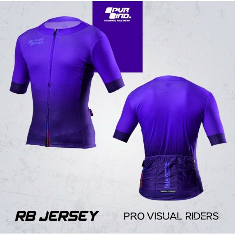 Jersey XC ROAD BIKE PVR ULTIMATE SERIES UNGU ~ Jersey Roadbike