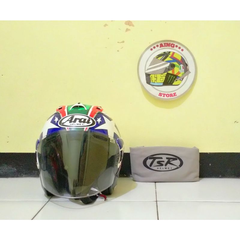 helm tsr copy arai ram4 motif nicky hayden