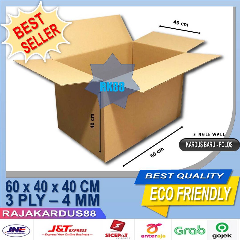 

KARDUS BOX/KARDUS PACKING JUMBO UK 60X40X40 CM POLOS-BARU