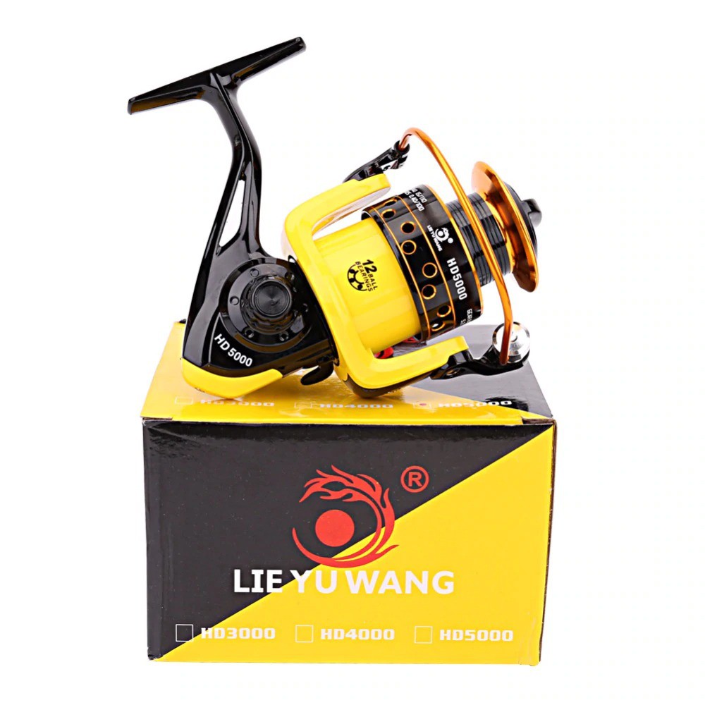 LIEYUWANG Reel Pancing HD6000 HD7000 12 Ball Bearing