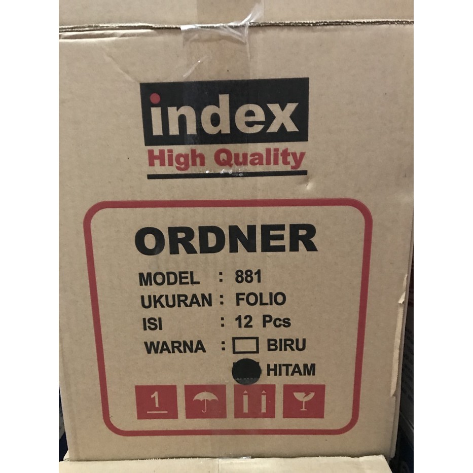 

New Arrival Ordner Index 881 Folio Hitam/ Biru atk Murah!