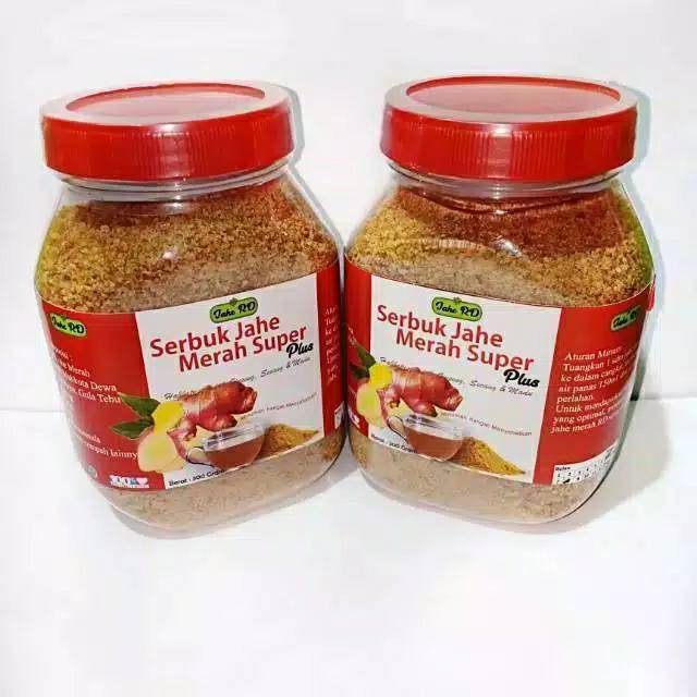 Serbuk jahe merah super plus | jahe merah 330g | jahe merah RD minuman hangat dan sehat