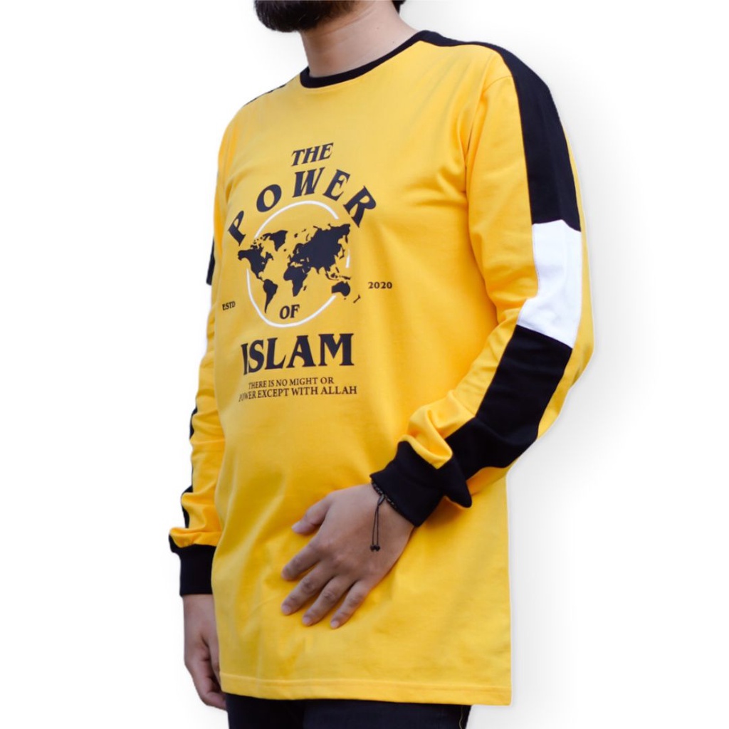 Kaos Dakwah Pria | Baju Kaos Distro | Kaos Islami Islam Solusi - Cotton Combad 24 S - by Annaml-7