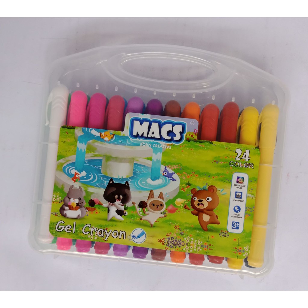 

Crayon Gel Macs 24 Warna
