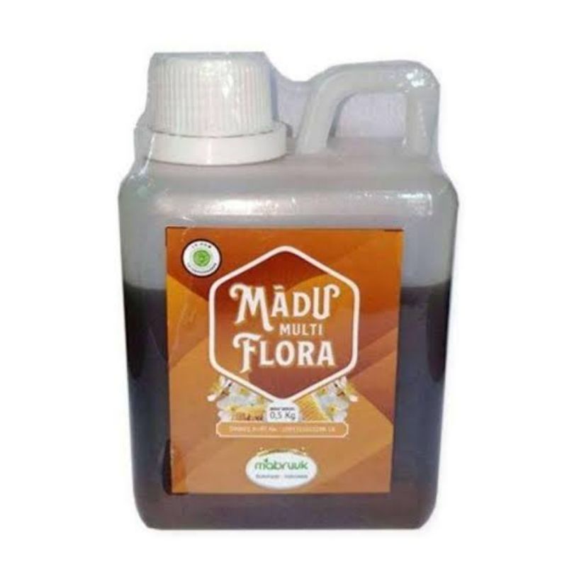 Madu Multi Flora 0.5kg mabruuk original