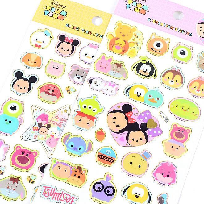 LABEL STICKER TSUM TSUM TOY STORY PRINCESS STIKER NOTES STICKER BUKU LUCU