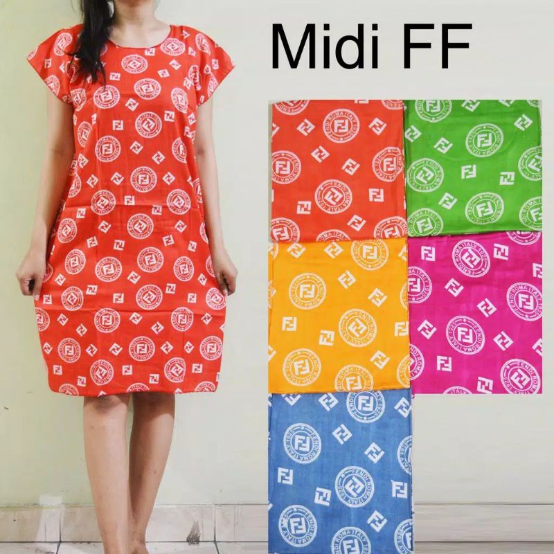 Daster Bali Murah Midi Yukensi Tanpa Lengan Bahan Katun Rayon Motif Bali Grosir Murah Tidak Ecer