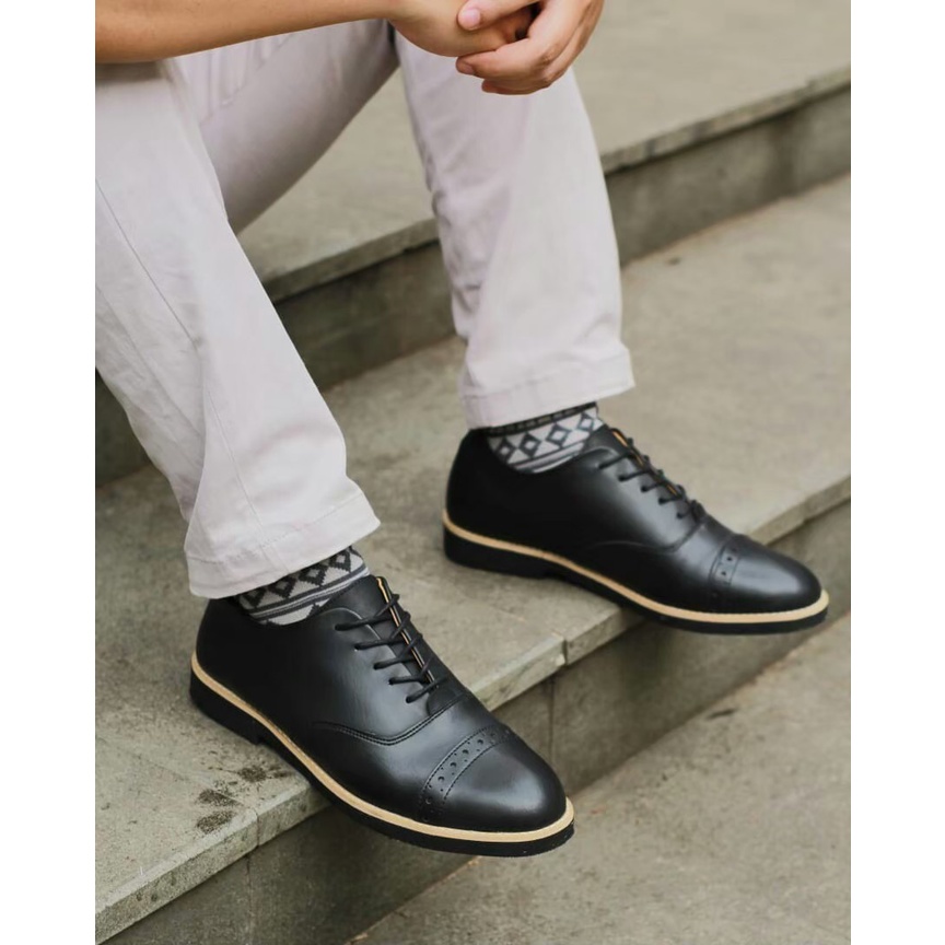 COD SEPATU FORMAL PANTOPLE TALI LOAFER PRIA DEWASA KULIT ASLI ORIGINAL FORMAL CASUAL PANTOFEL PRIA KERJA KANTOR GURU PNS PESTA RESMI NYAMAN || PANTOPEL PRIA PANSUS BERKUALITAS FASHION TRANDY