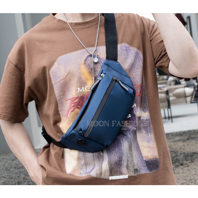 Tas Slempang Pria Waistbag Waterproof Slingbag Trendy - 104