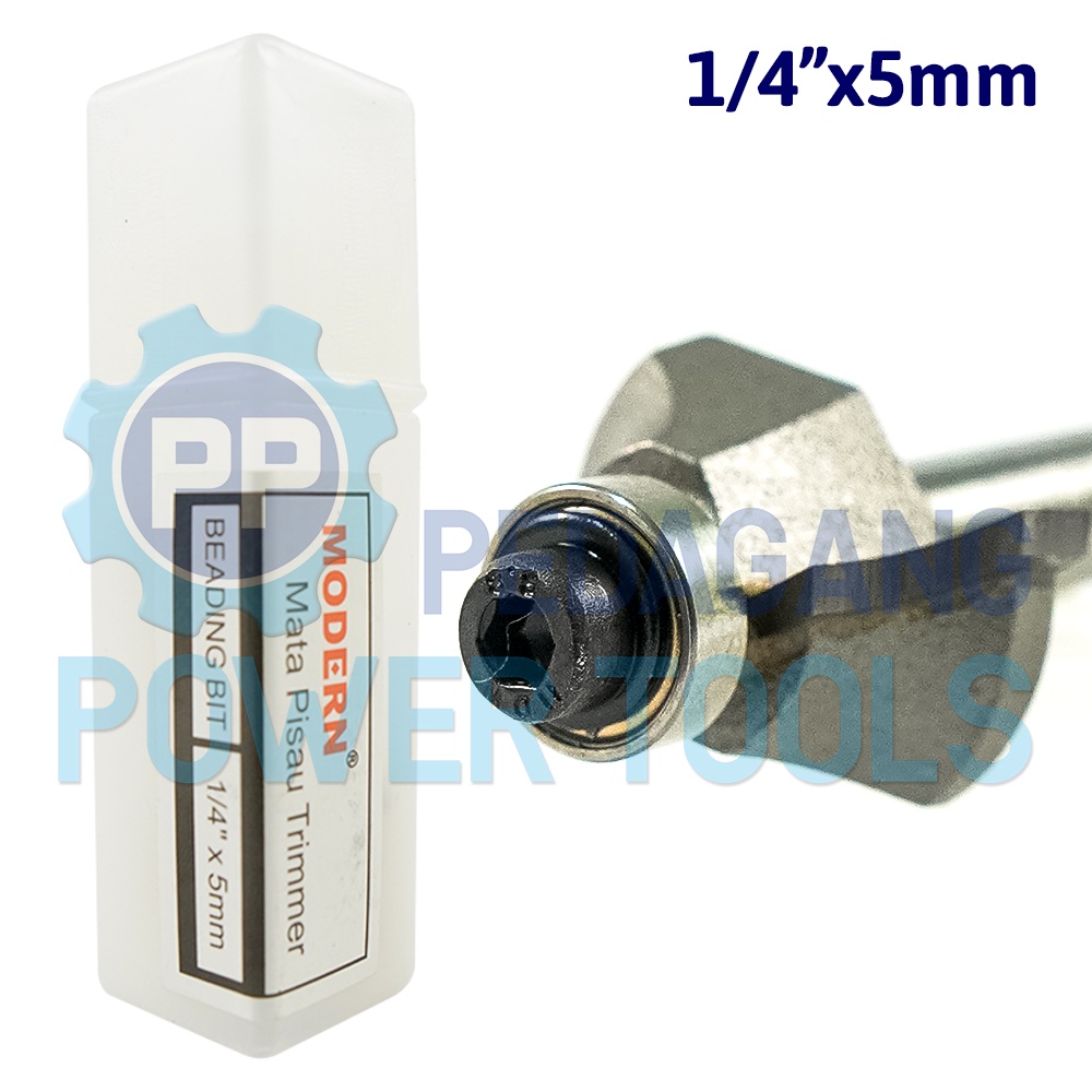 MATA BEADING BIT 5 MM MESIN PROFIL KAYU WOOD TRIMMER ROUTER BIT