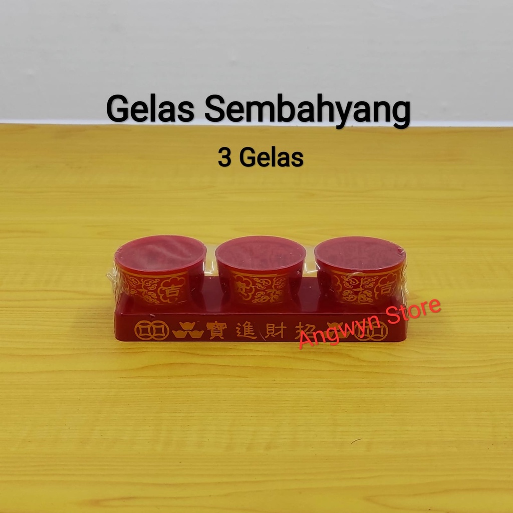 Gelas Sembahyang Set 3 Gelas