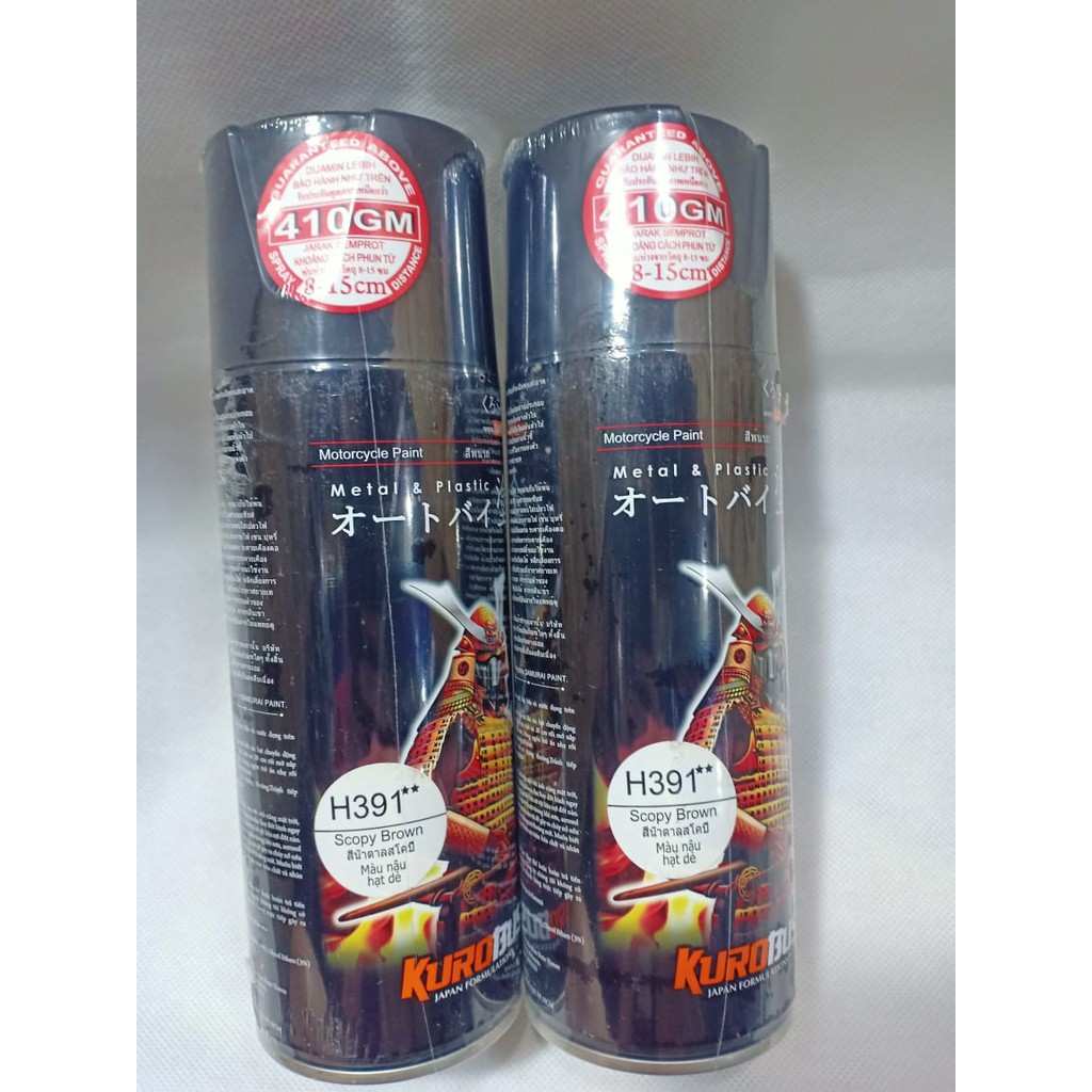 Samurai Paint Kurobushi Cat Semprot Pilox Pilok 400 ml - Metalik Silver / Silver Metallic (Y3*)