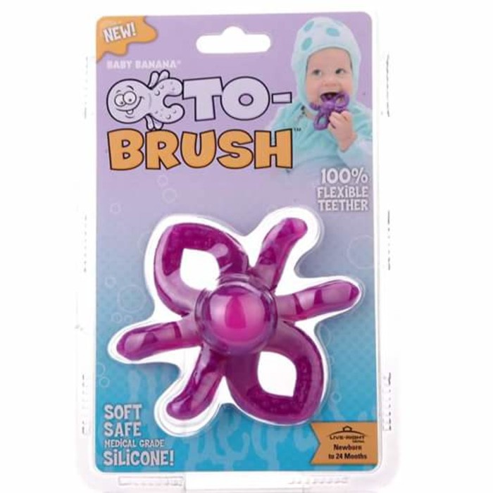 BABY BANANA OCTO-BRUSH - TEETHER OCTO BRUSH DARI BABYBANANA