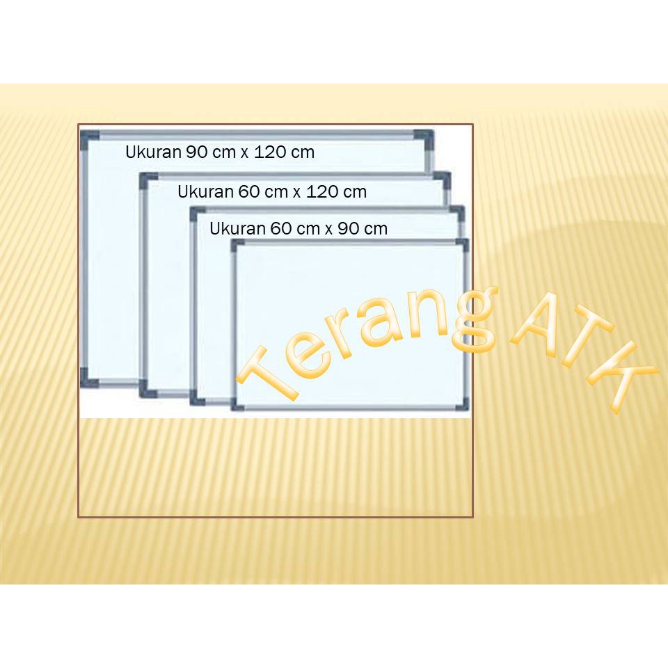 

Whiteboard Magnetic Gantung Merek Sakura [variant ukuran 2]