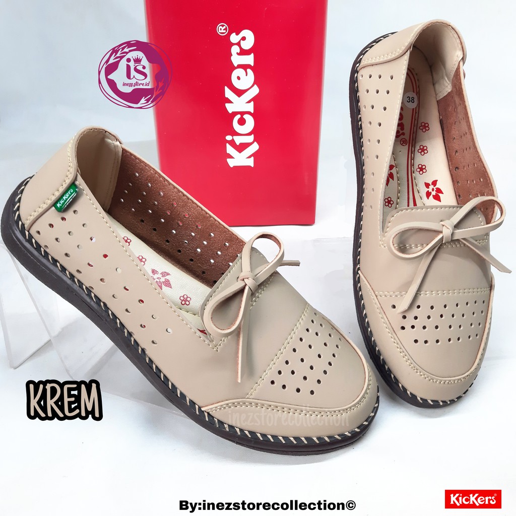 SEPATU WANITA SLIP ON KICKERS TERLARIS KODE SP7 MURAH BERKUALITAS