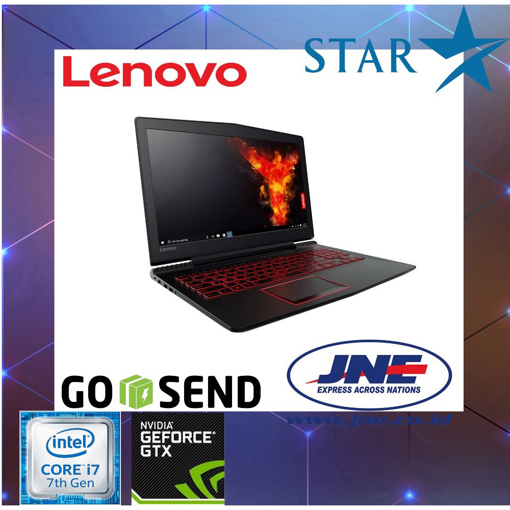 LAPTOP GAMING LENOVO LEGION Y520 I7 7700HQ 8GB 1TB GTX1050 RESMI FREE GAME PES 2017 By Larva