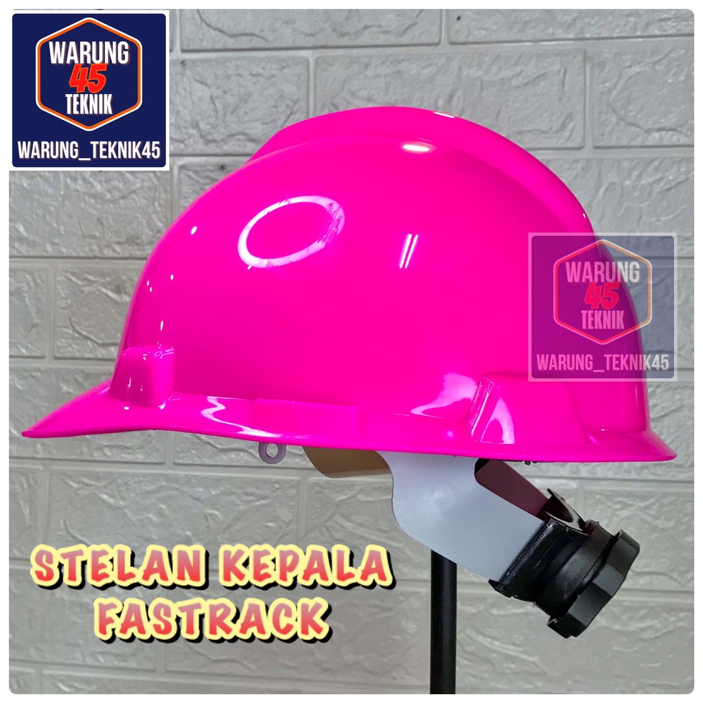 HELM KERJA PROYEK SAFETY PINK ARROW HEAD INNER FASTRACK PLUS TALI DAGU