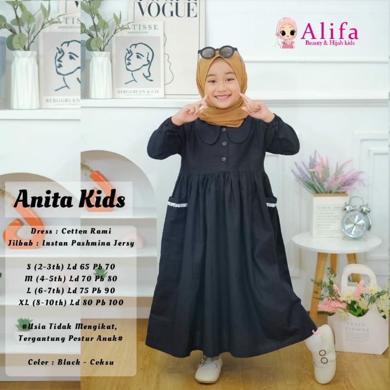 gamis anita kids by alifa