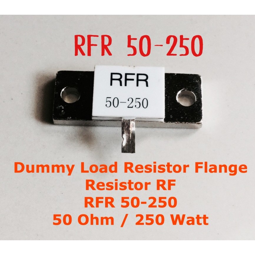 Resistor RF Flange 50 Ohm 250 Watt RFR 50-250 Dummy Load Resistor