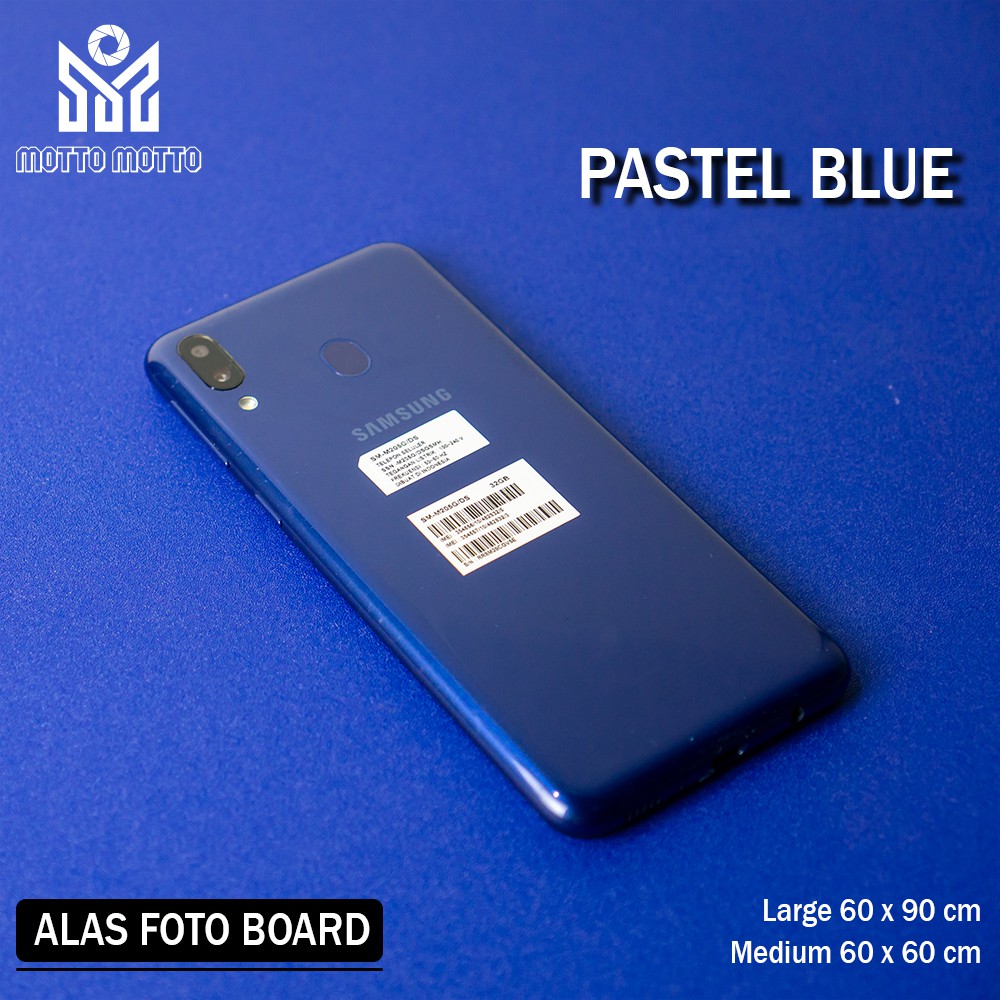 

Alas Foto Papan Board Warna Solid Pastel Blue - Medium