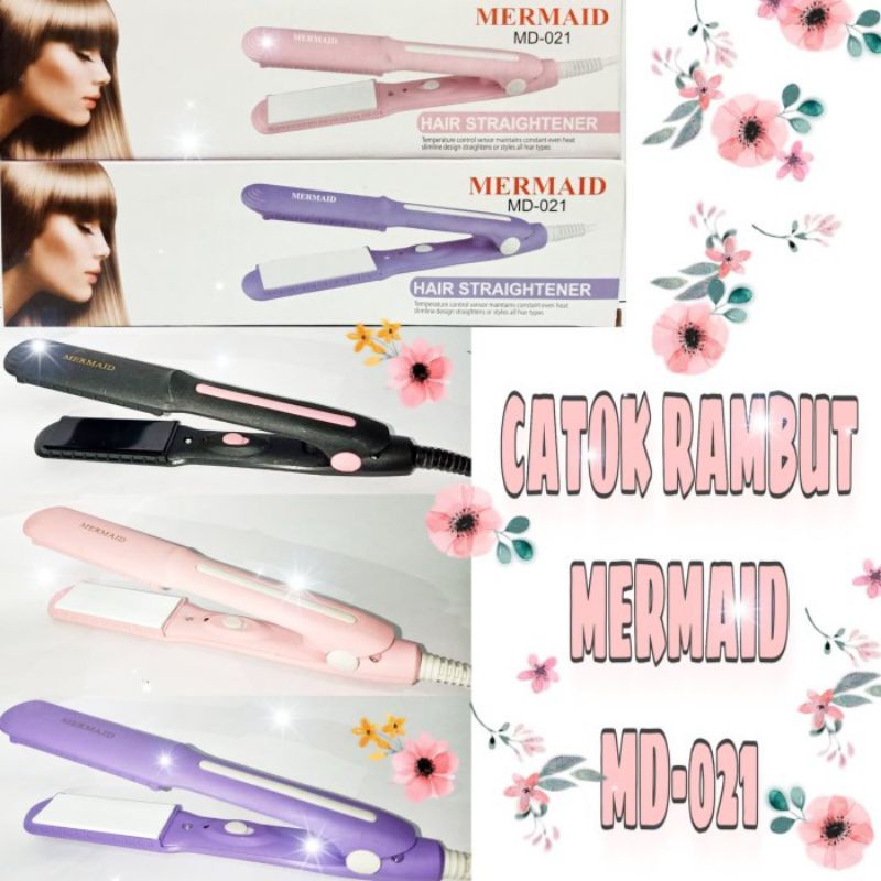 Catokan Rambut Mermaid MD-021 HAIR STRAIGHTENER