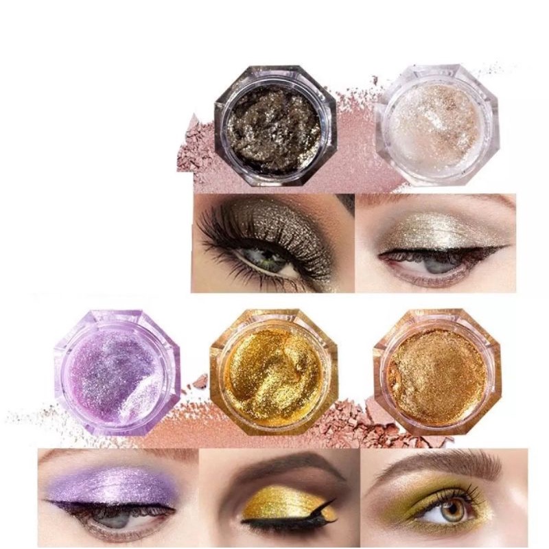 EYE SHADOW BERLIAN CAIR MUTIARA BERKILAU PIGMENTED TAHAN AIR