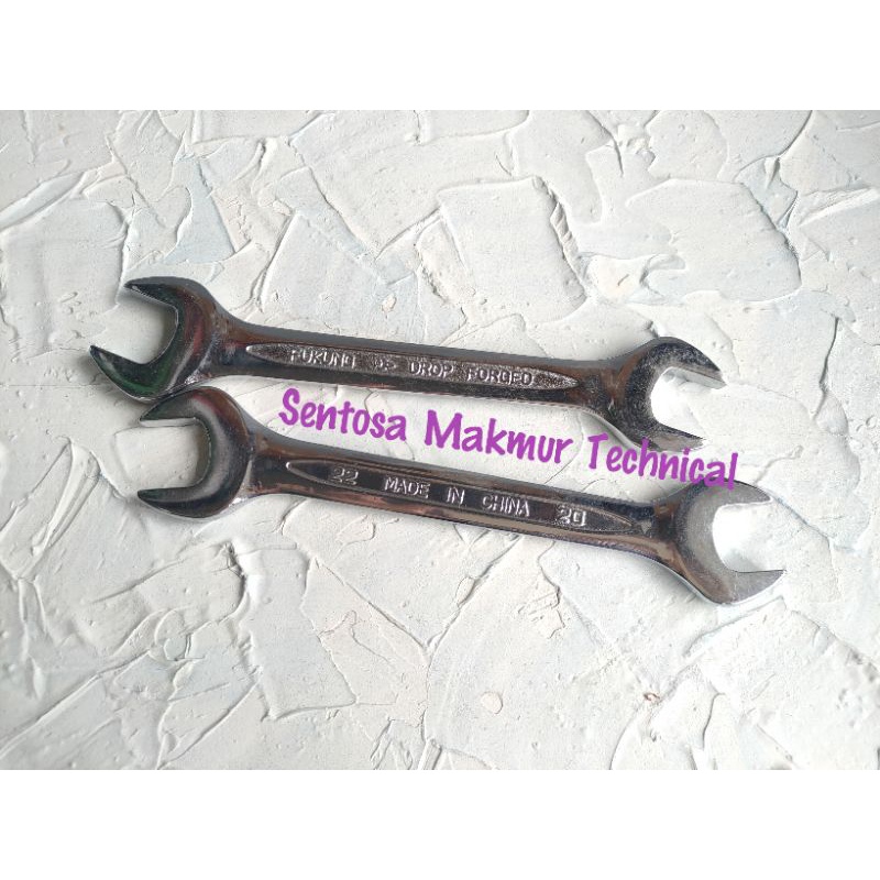 FUKUNG 20 x 22 MM Kunci Pas Double Open End Spanners 20x22