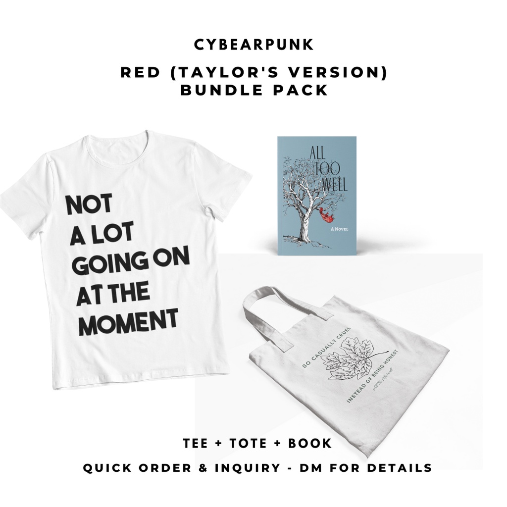 Taylor Swift - Red Bundle Pack (Kaos + Tote + Buku Tulis)