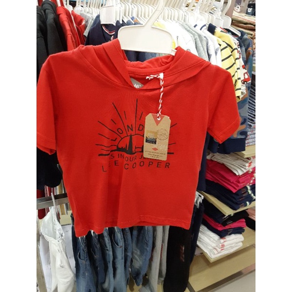 Lee Cooper Hoodie 1-3th Anak Laki-laki Original