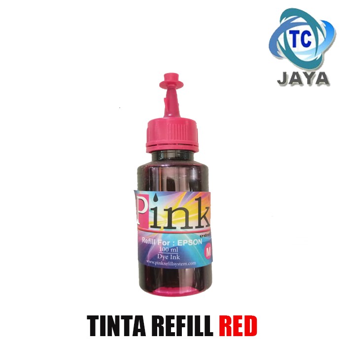 Tinta PINK Refill untuk Canon 100 ml Merah