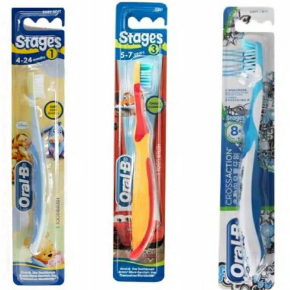 Sikat Gigi Bayi dan Anak Oral-B umur 4m-8th+ Oral B/ Baby And Kid Toothbrush