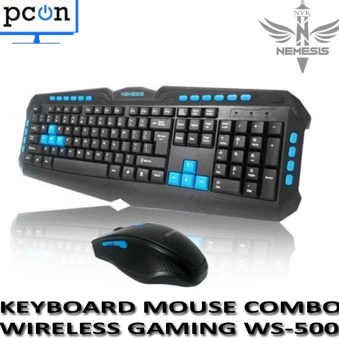 Mouse Keyboard Gaming NYK Nemesis WS 500 Wireless