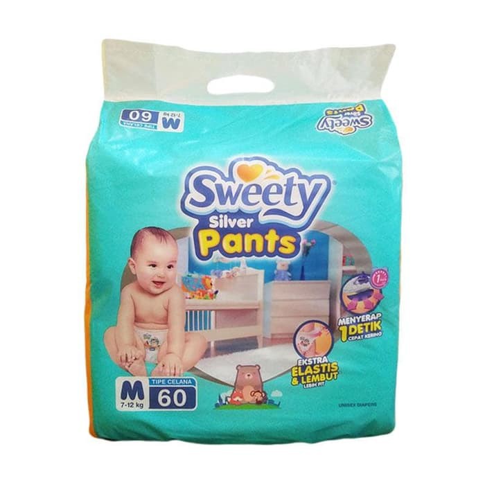 Sweety Silver Pants M60  / Popok Bayi