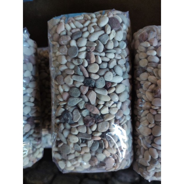 Batu koral hiasan panca warna kemasan 500 gram