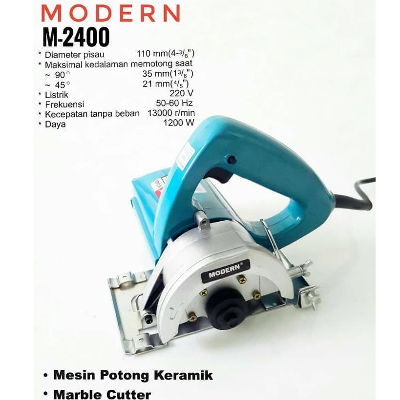 Mesin Potong Keramik / Marble Cutter Modern M 2400 / M2400