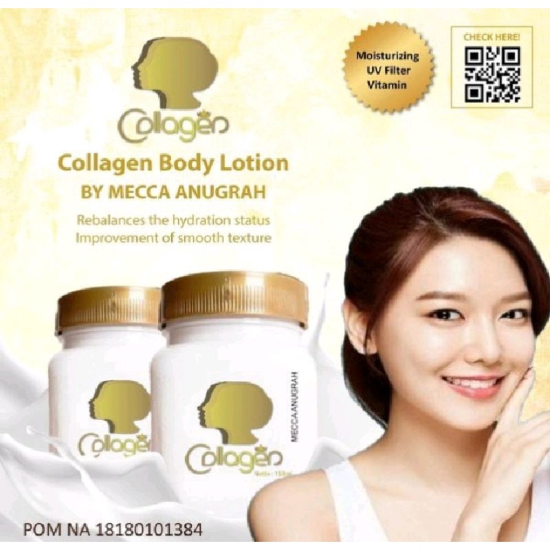 HB COLLAGEN BODY LOTION WHITENING BY MECCA ANUGRAH