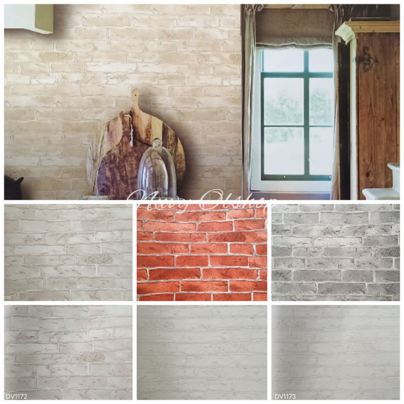 WALLPAPER DINDING VINYL MOTIF BATA KECIL / WALLPAPER BATA PART 2