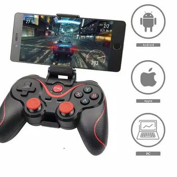 Murah X3 Wireless Controller X3 Gamepad Joystick Bluetooth Plus Holder HP Gamepad Controller Gamepad