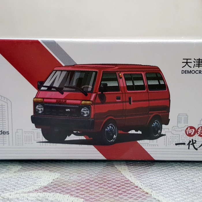 Diecast XCARTOYS Democratic Brand - Daihatsu Hijet 1000 Merah Skl 1:64