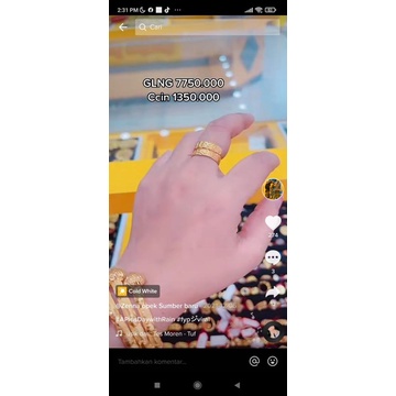 CINCIN EMAS KADAR 375% KADAR 8K
