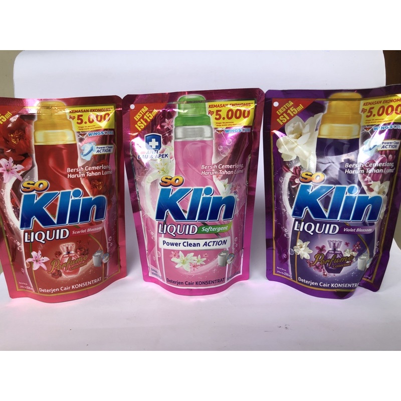 So Klin LIQUID 230mL Deterjen Cair