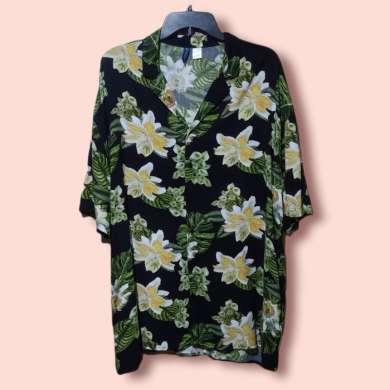 Kemeja H&M motif print