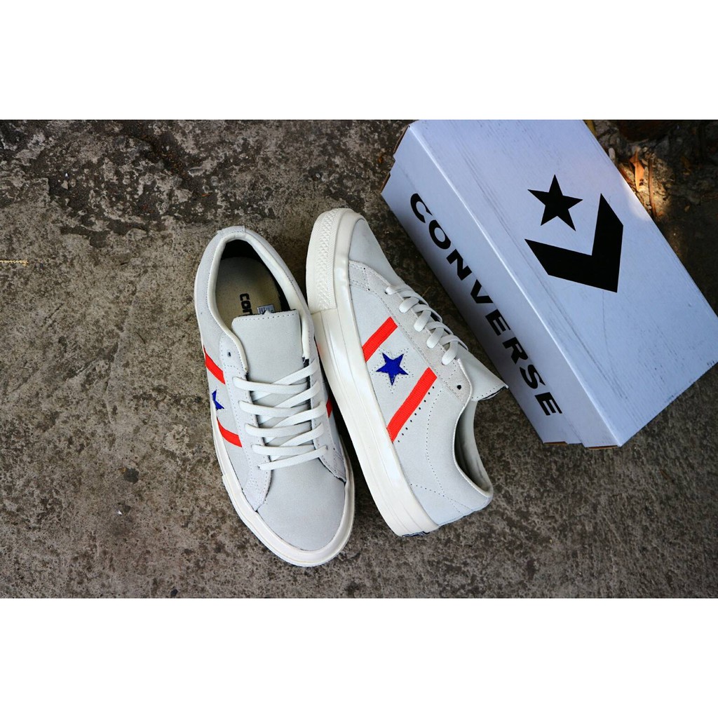 Sepatu Converse One Star Academy OX Grey Suede Leather Premium Pria converse cons one star ox pro