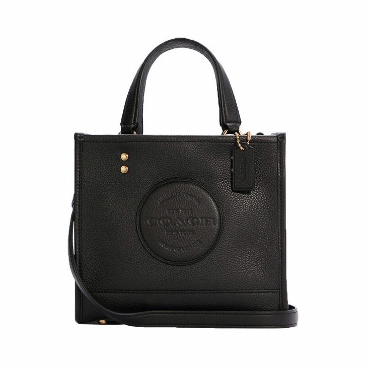 [Instant/Same Day] 5268   coach Dempsey Mini Canvas Field Tote 22 Vertical Small Tote Shopping Bag   ttb